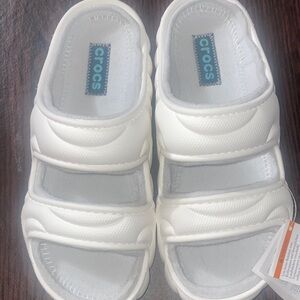 Linen Crocs Adult  Classic Sandal